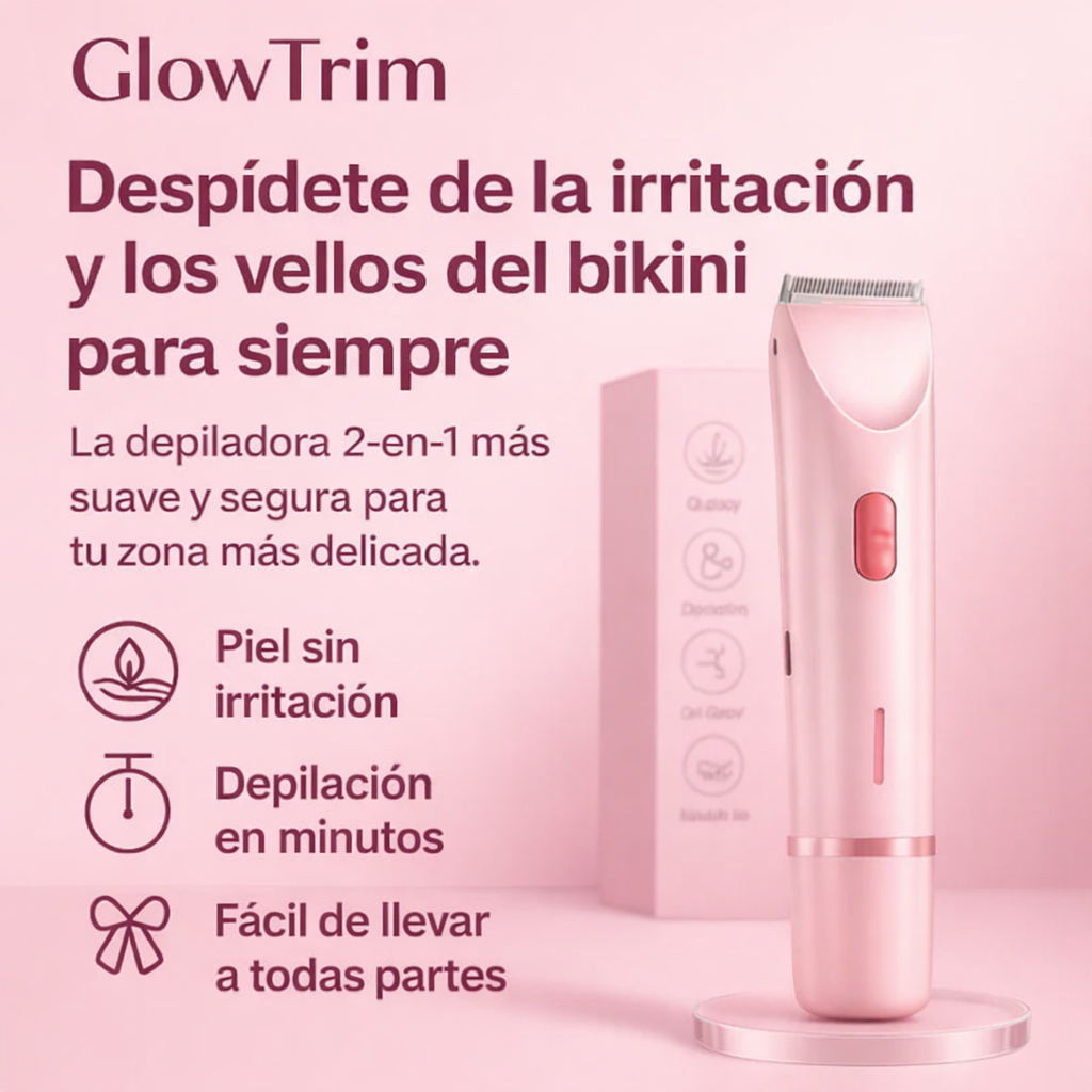 GlowTrim  – Recortador de bikini y cuerpo 2 en 1