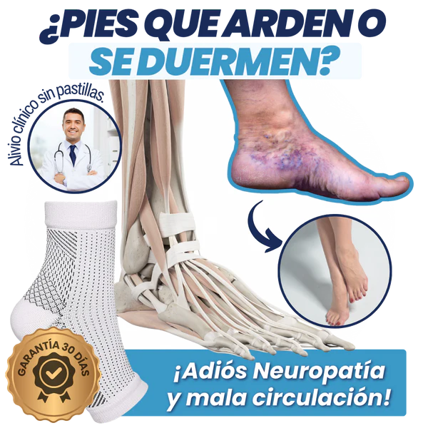 MedSocks® Medias de Compresión – Alivio para Pies Inflamados