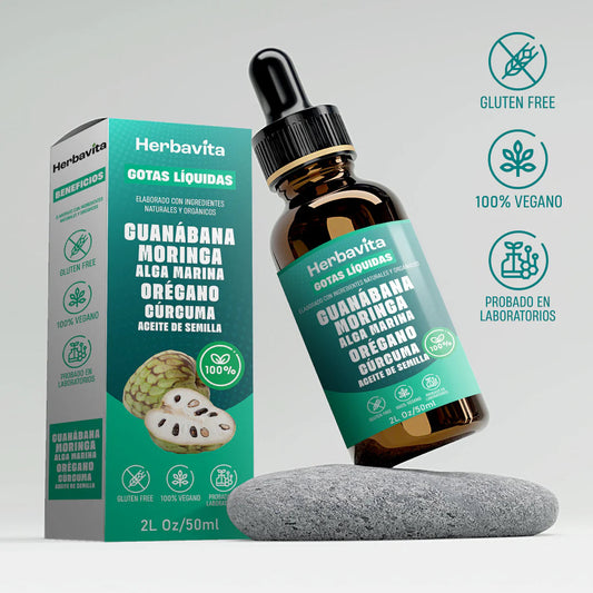 Herbavita | Gotas 100% orgánicas de Guanábana