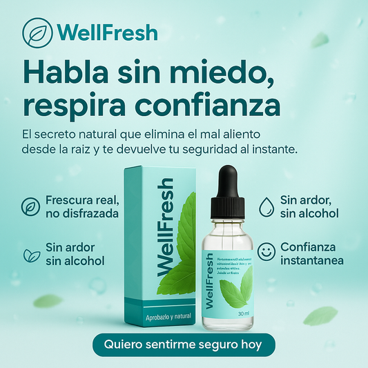 WELL FRESH |TRATAMIENTO PARA EL MAL ALIENTO